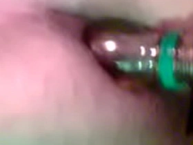 Dildo explosivo en mi culo