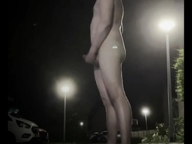 Jasper from almere cums on the street