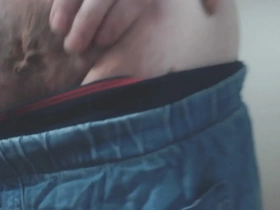 Crossdressing teen spreads his asshole for you & farts!