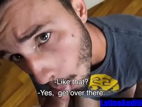 Straight rugged latino hottie fucked for the first time- latinoauditions.com