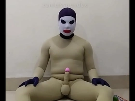 Zentai penis femdom slave cbt