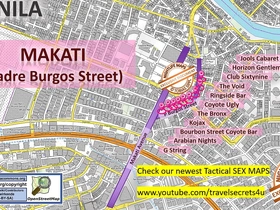 Manila, philippines, sex map, street map, massage parlours, brothels, whores, callgirls, bordell, freelancer, streetworker, prostitutes