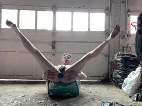 Doing kinky naked stuff around the house