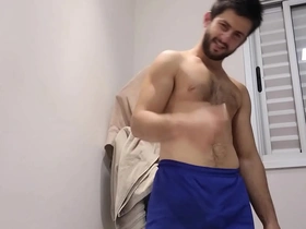 Hung uncut str8 buddy - verbal horny jock roommate erotica