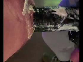 Fuck a pig with huge black strap-on