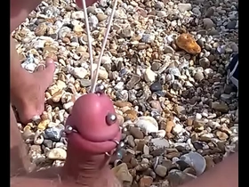 Sounding on the beach
