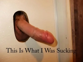 Gloryhole blowjob