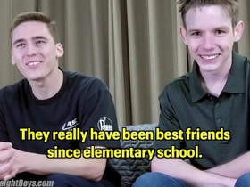 Straight boys who are actual irl friends spank each other