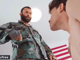 (markus kage) spanks (edward terrant) before eating his ass fucking him doggystyle - men