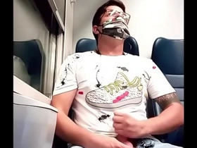 Jerk off on italian train