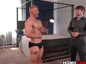 Hot gay jock seduces