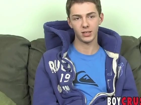 Twink with pierced nipples keith conner masturbates solo