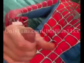 Me ( boiblue11xx) shooting webs in my spiderman costume, see more of me boiblue11xx on twitter and