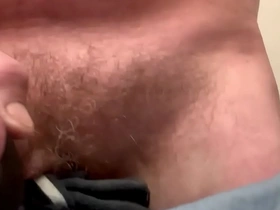 Milks his cock like a teenager with a hot octopus pulse
