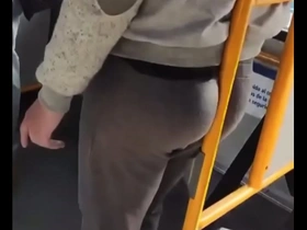 Big ass caught on bus