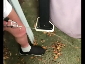 Chastity cage and cath tube peeing