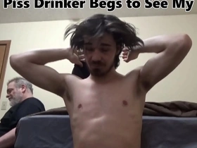 Gay pathetic piss pig begs to see my ass str8thugmaster evil boy red str8thug