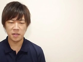 Young Japanese mans solo pleasure experience.