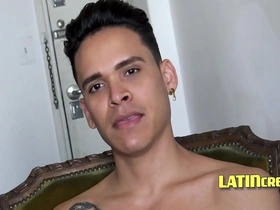 Cute singer moans with a cock buried in his butt