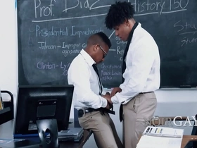 Ebony nerds go gay